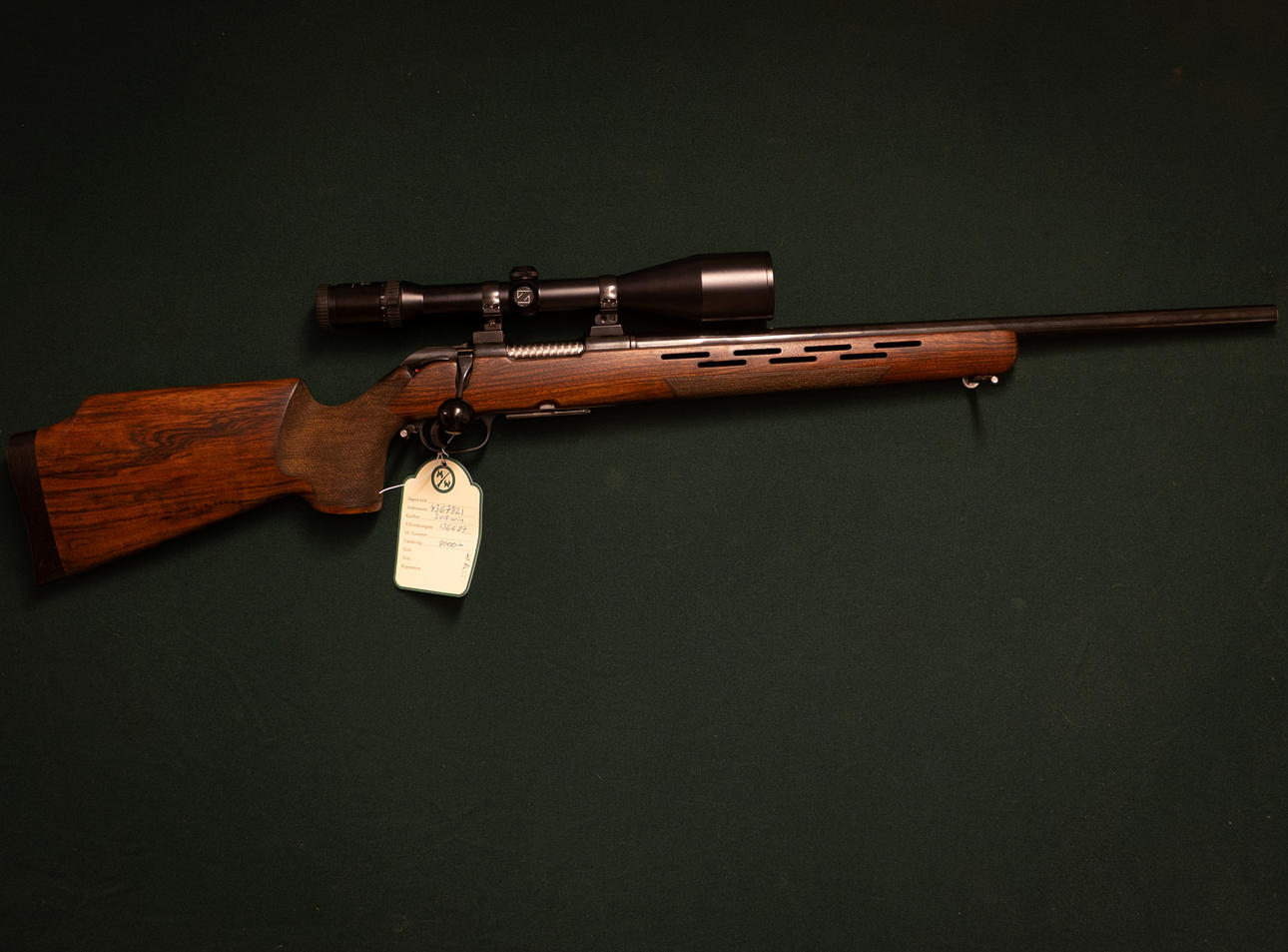 Krico Model 640 Caliber 308win. Additional No. 136687.
