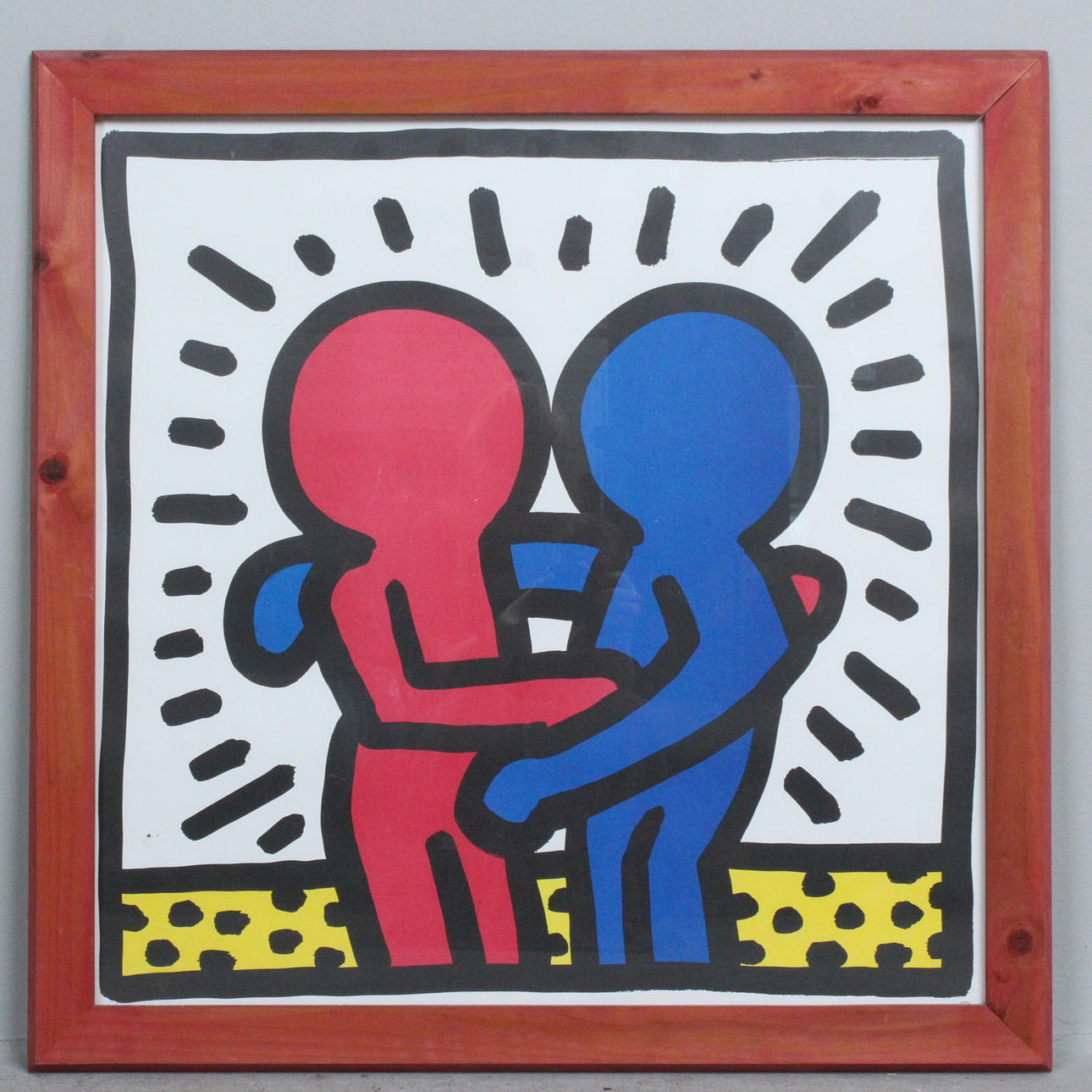 KEITH HARING. After. 'Friends', print.