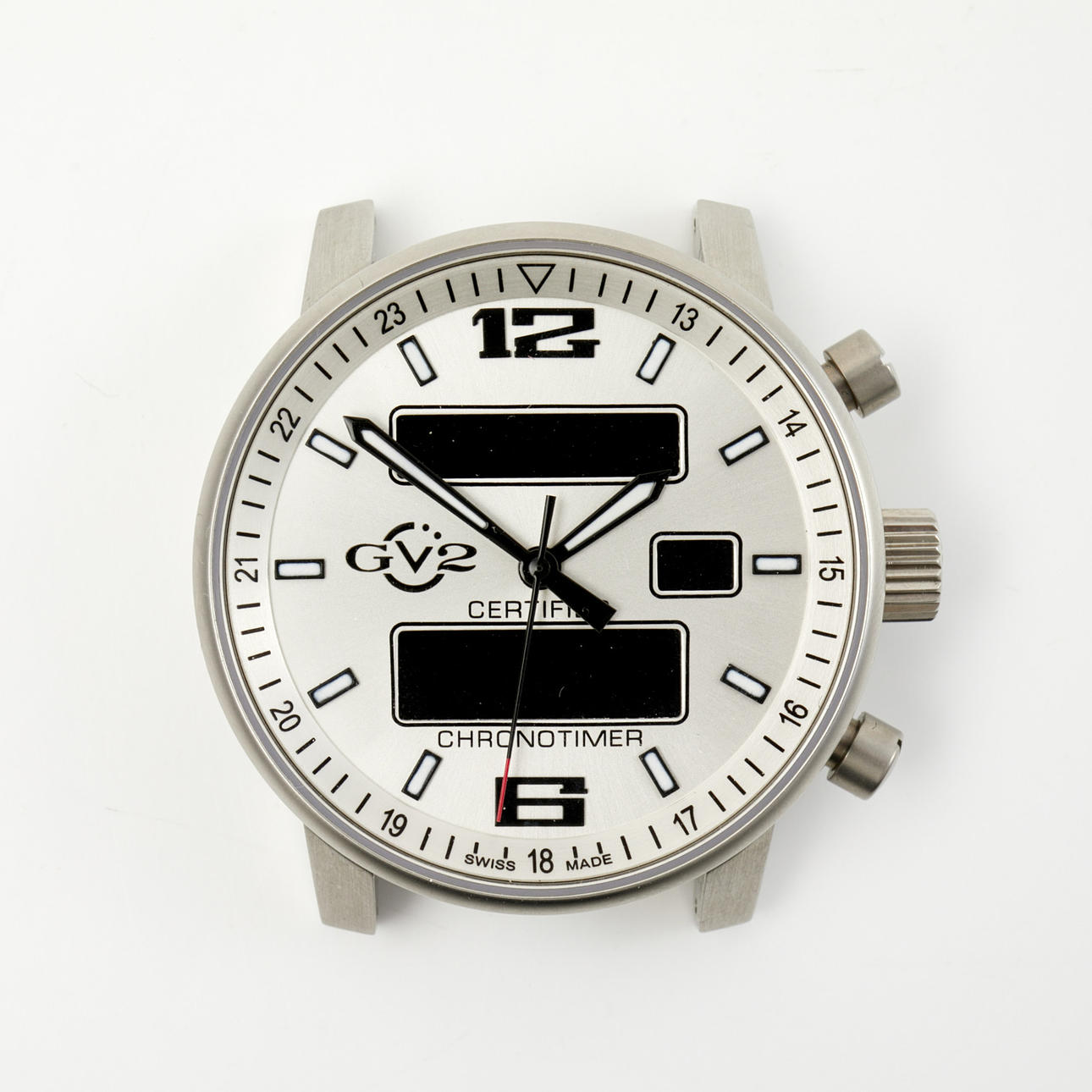 GEVRIL, armbåndsur, quartz, stål.