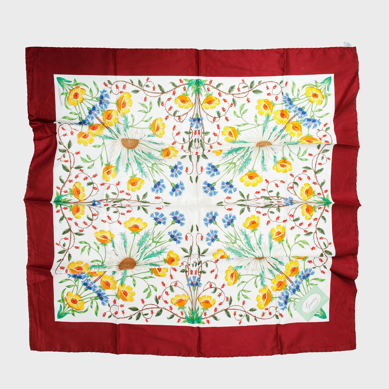 BUFANDA, seda, Gucci.