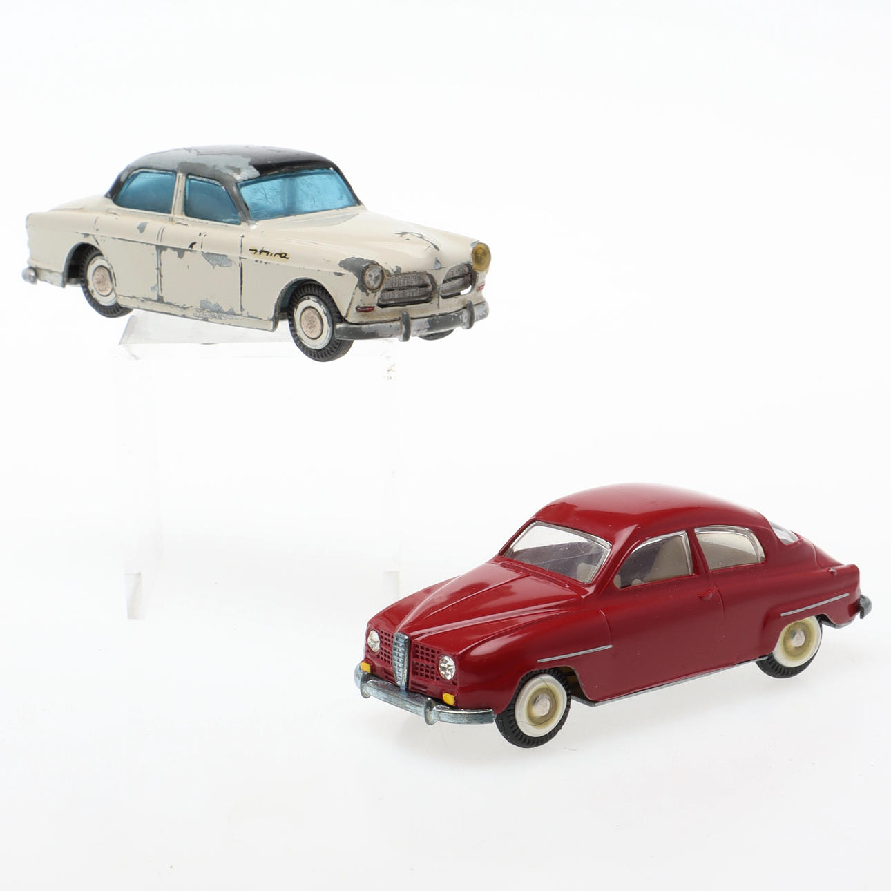 MODELLAUTOS, 2 Stück, Tekno, Dänemark.