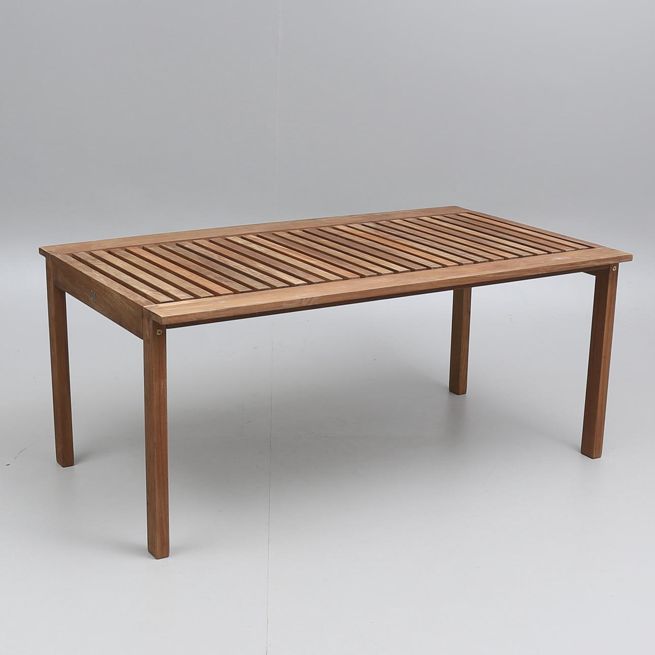 TRÄDGÅRDSBORD, "Access", teak, design Johannes Foersom / Perer Hiort-Lorenzen, Berga Form.