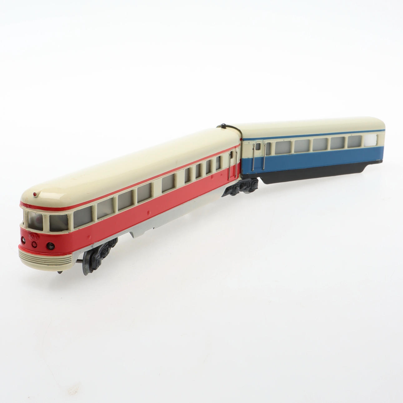 MÄRKLIN, 2 wagons for railbus ST 800, 1960s.