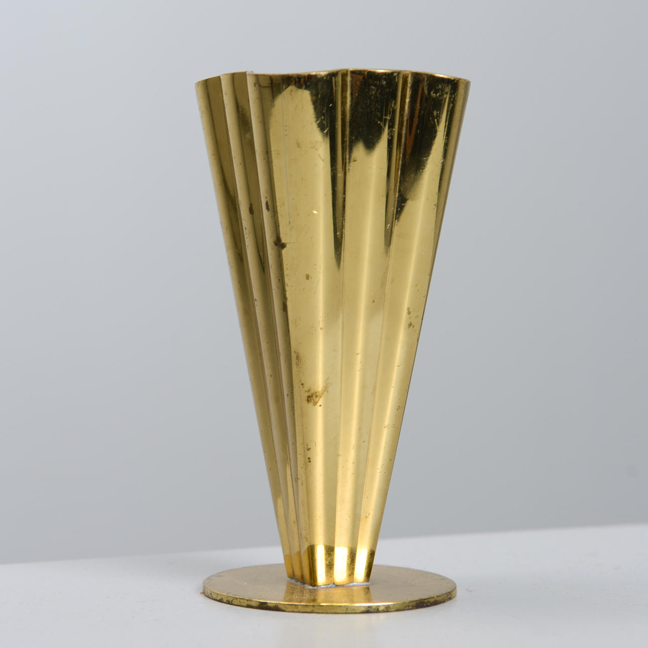 Vase, messing, Gunnar Anderberg, Ystad Metall.