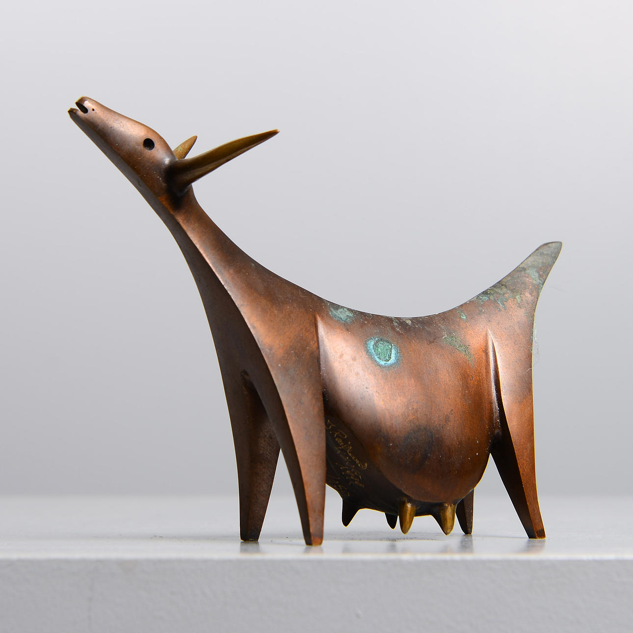 IRMTRAUD PAILLARD. Sculpture, bronze, signed, numbered and dated.