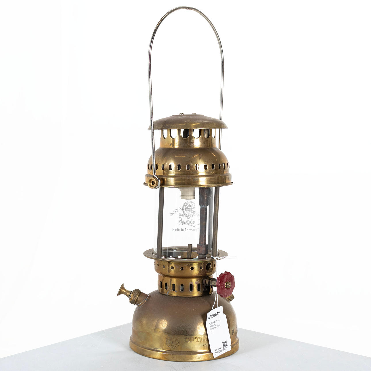 STORM LANTERN, brass, Optimus “200 P”.