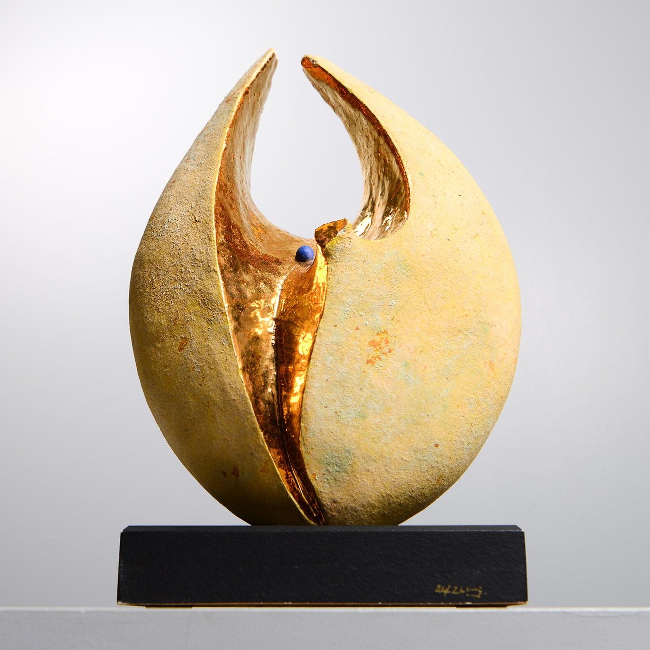 ALF EKBERG. Sculpture, Ateljé Källna, signed.