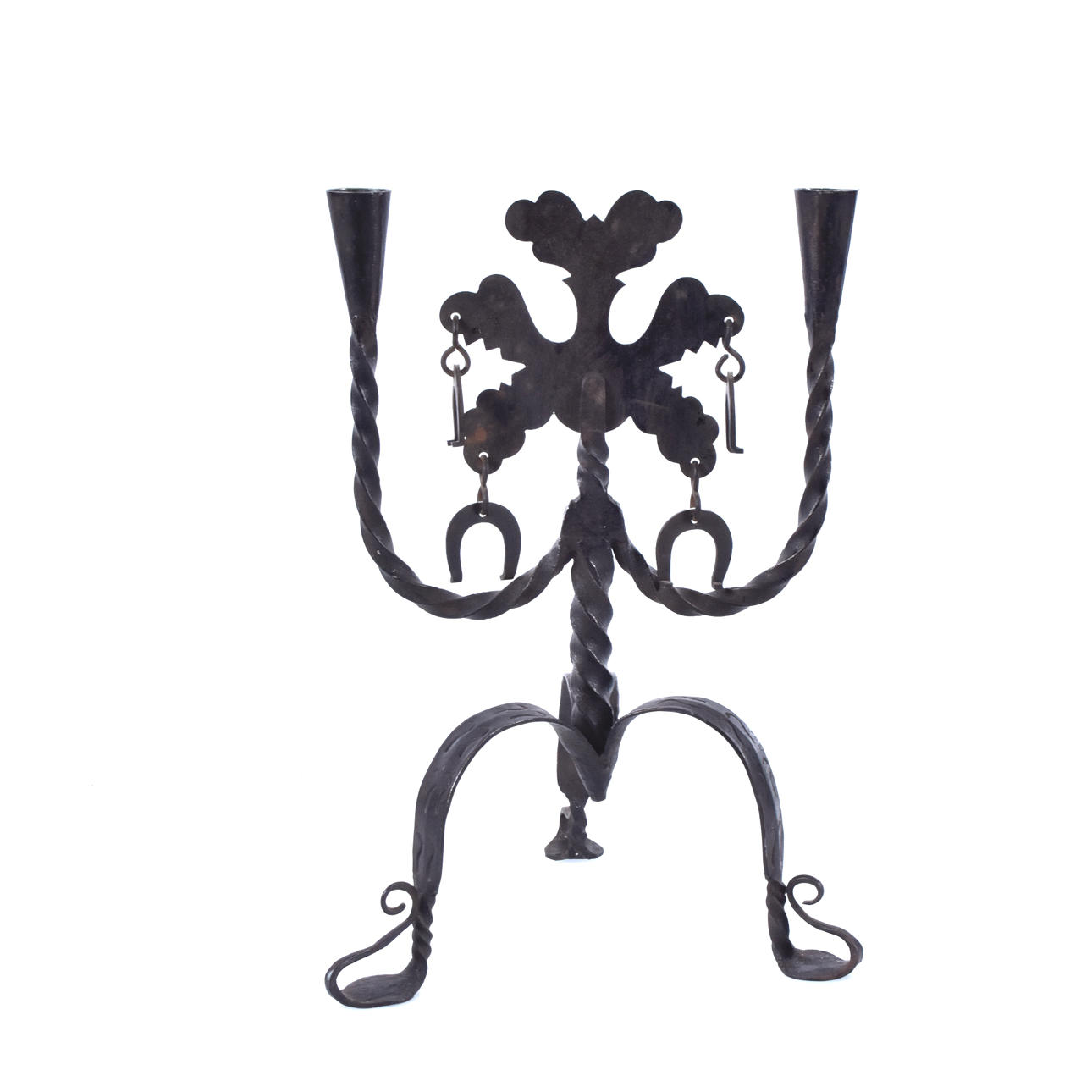 Kandelaber, smedejern, 20. århundrede.