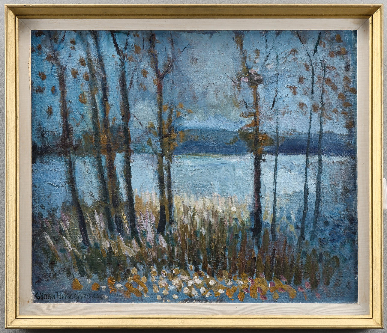 GÖRAN HAGEGÅRD oil on canvas, signed 83.