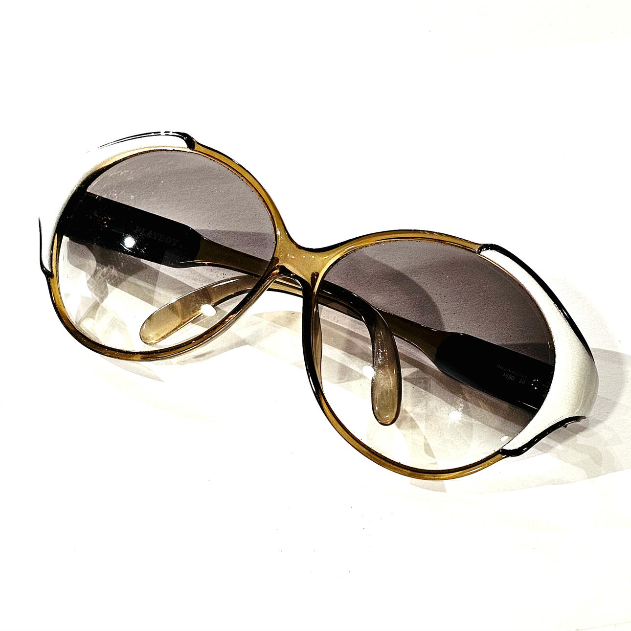 PLAYBOY. Vintage glasses with two-color frame.