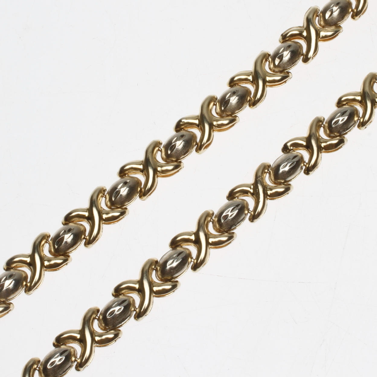 ARMBAND och HALSBAND, 14 k guld, vikt ca 40.6g.