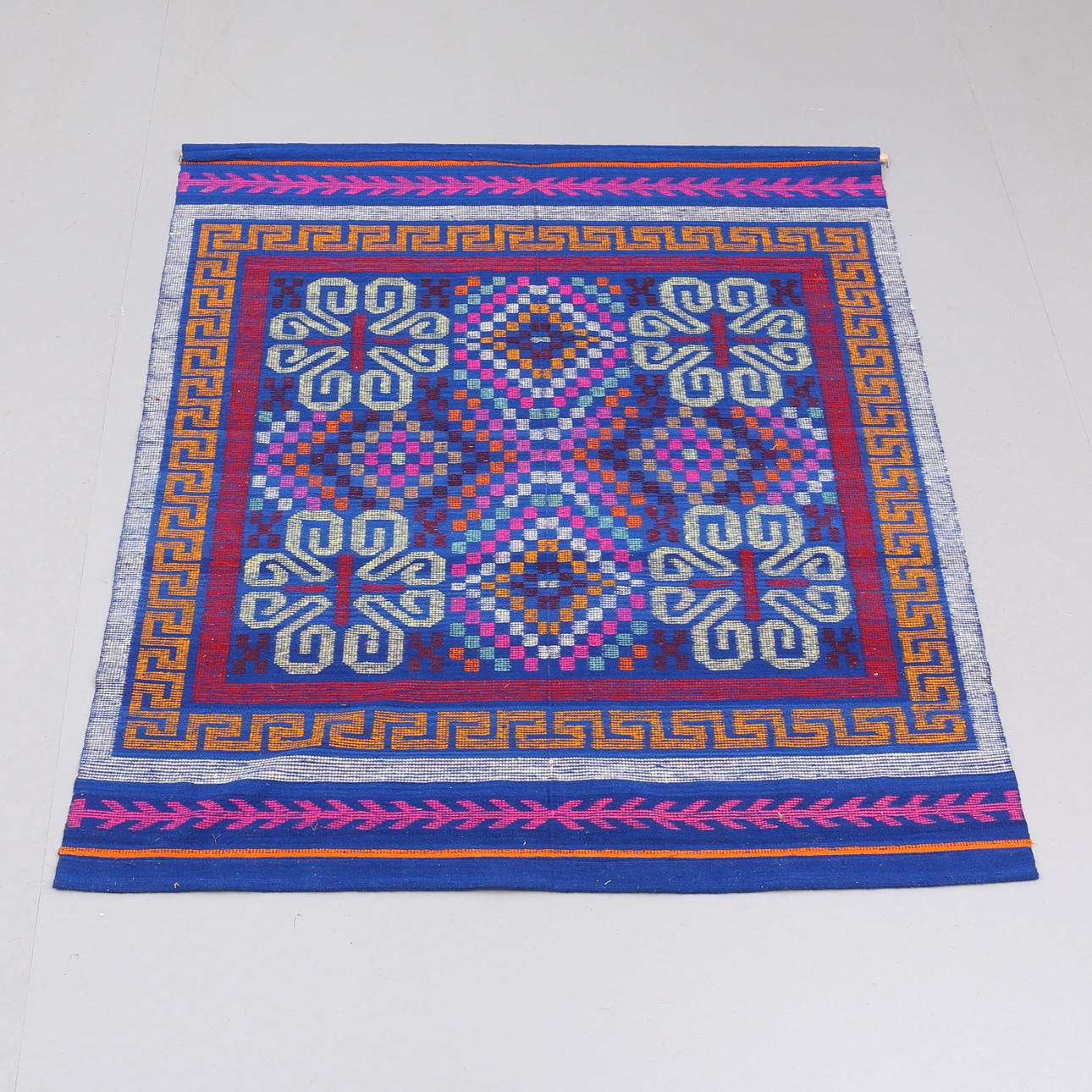 WALL COVERINGS, woven, unsigned.