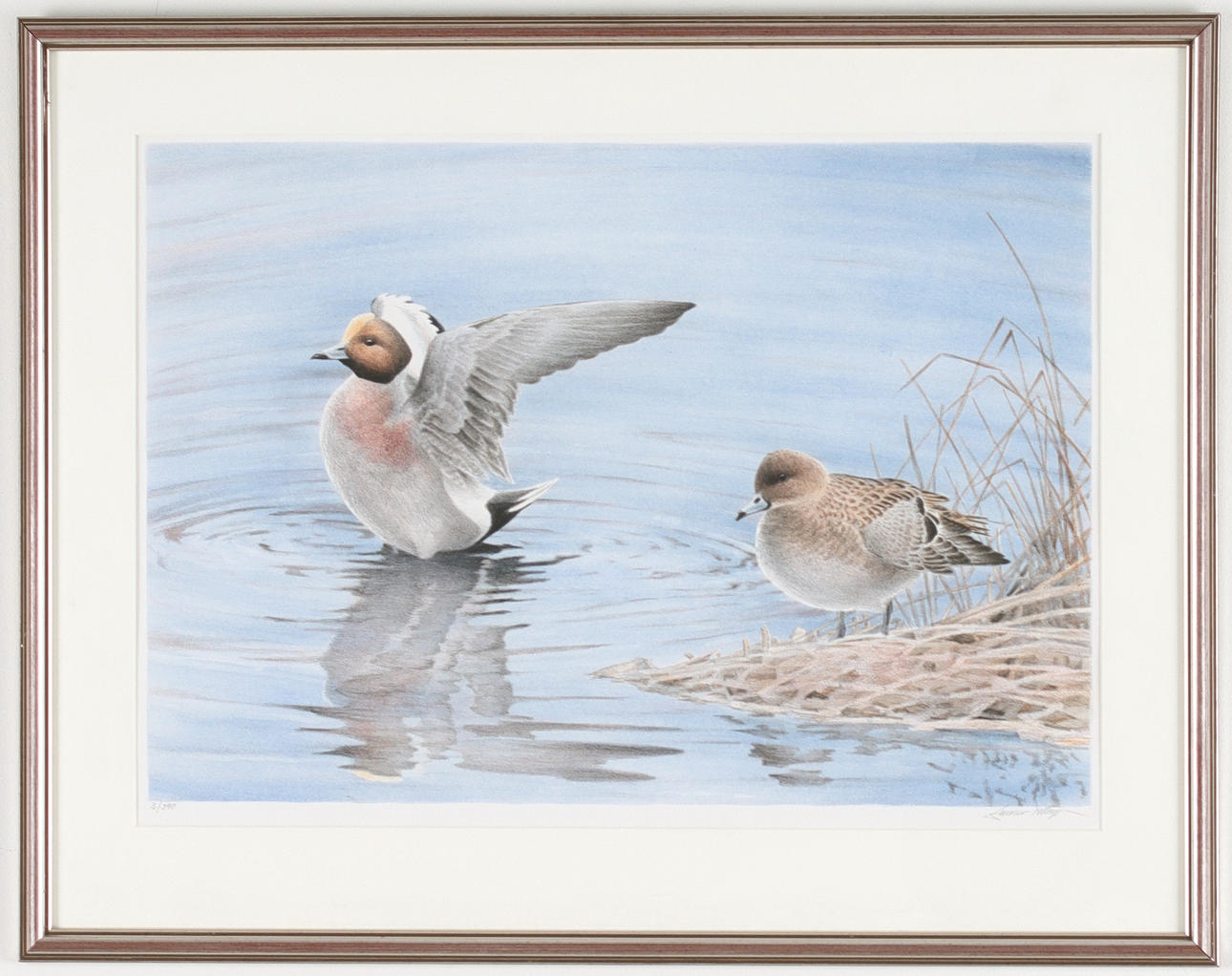 GUNNAR PETTERSSON. “Bläänder”, lithograph in colours, signed and numbered 3/390.