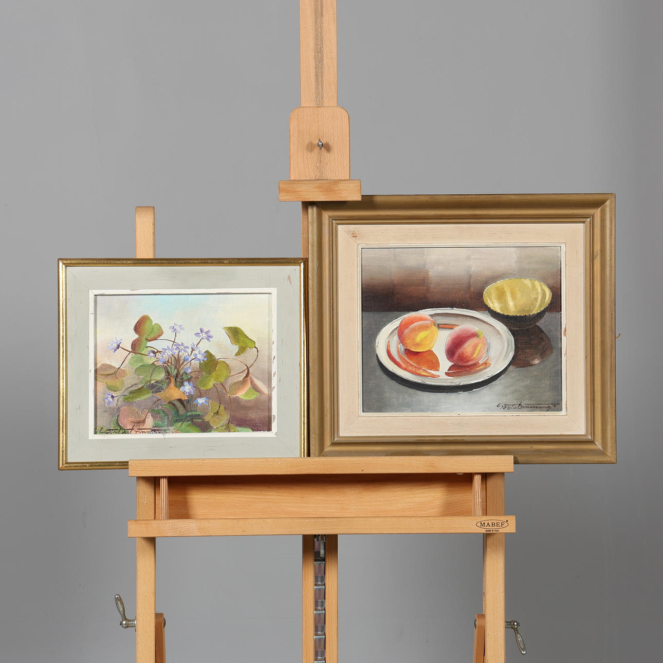 GÖSTA EMMING. OILS ON CANVAS, 2 pieces, signed.