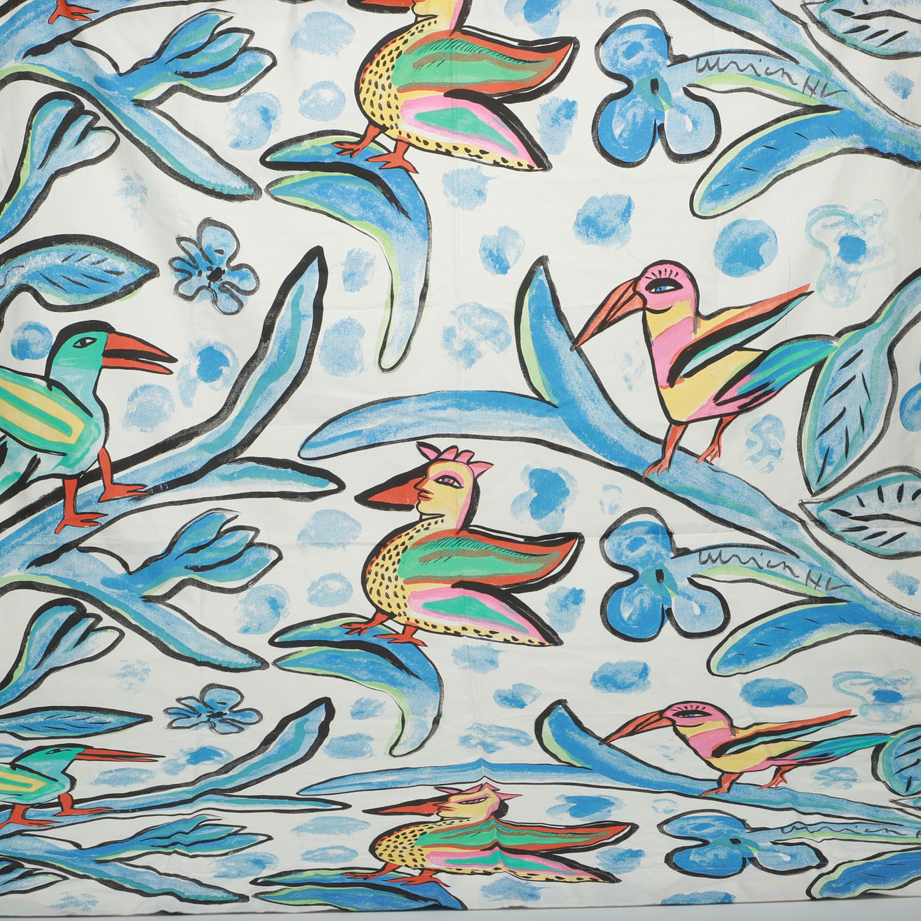 ULRICA HYDMAN-VALLIEN. Gardinlängd, ca 165 x 126 cm.