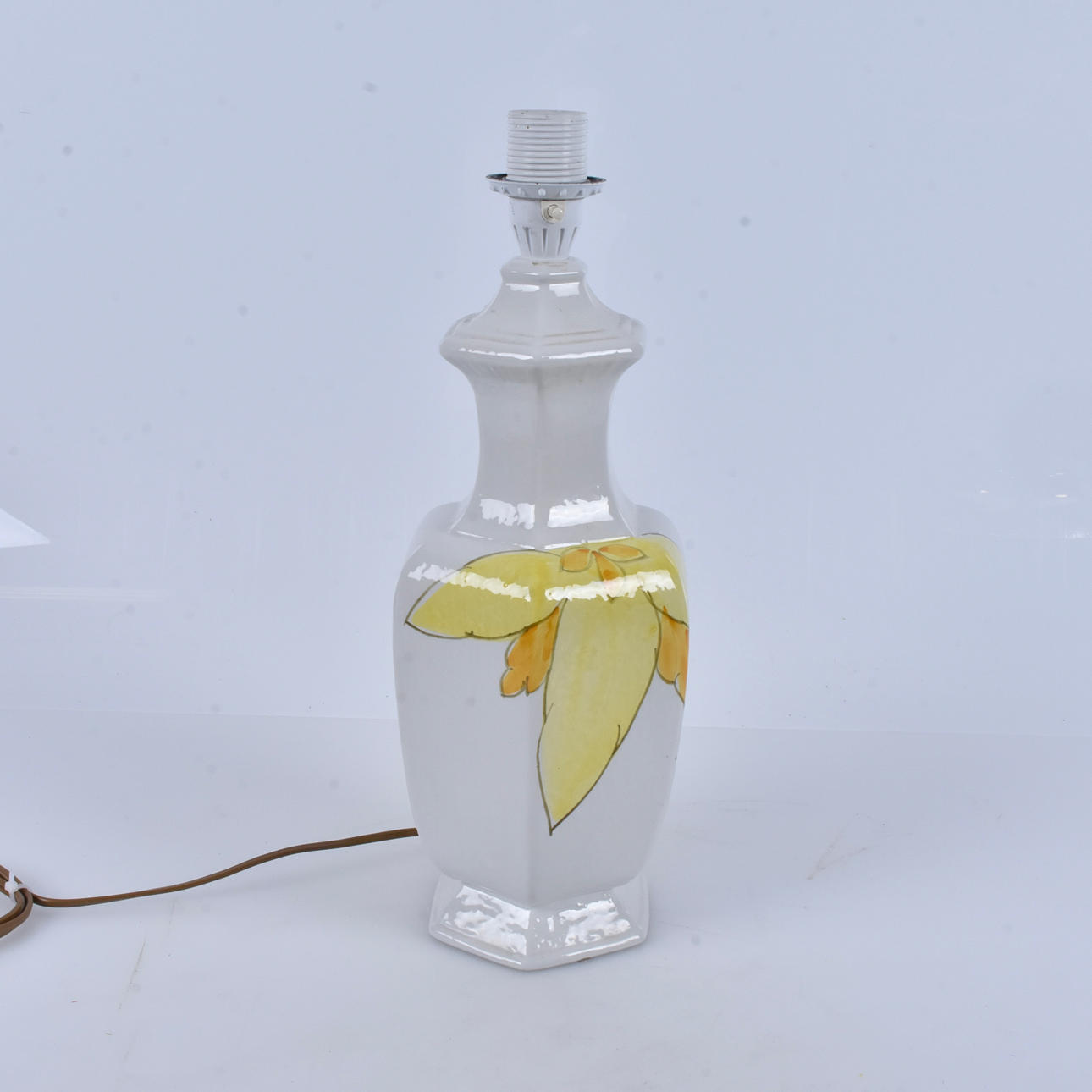 A ceramic table lamp, Portugal, 20th century.