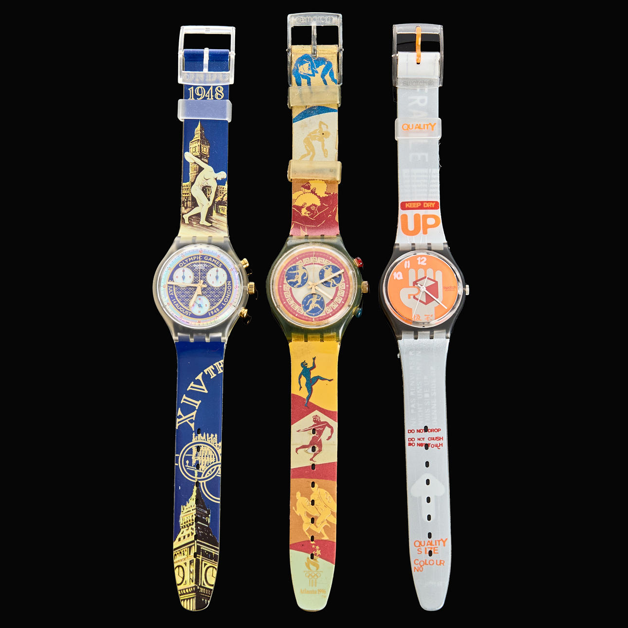 WRISTWATCH, SWATCH, 3 pcs, Olympia.