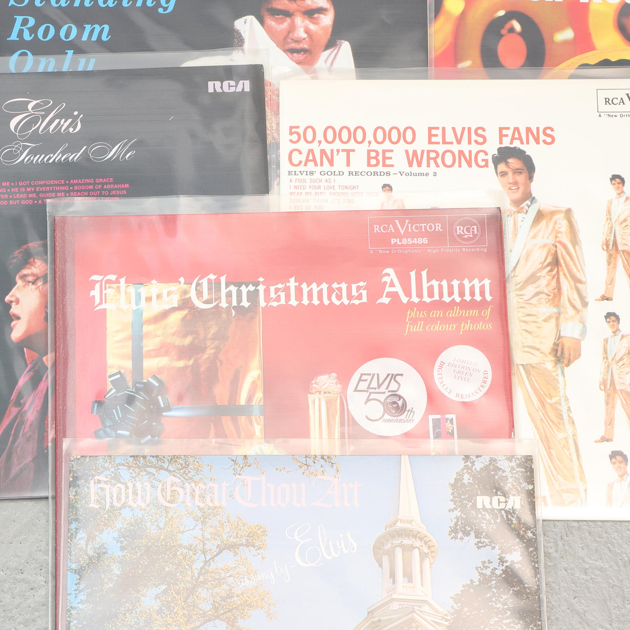 ELVIS PRESLEY, 75 vinyylilevyä.