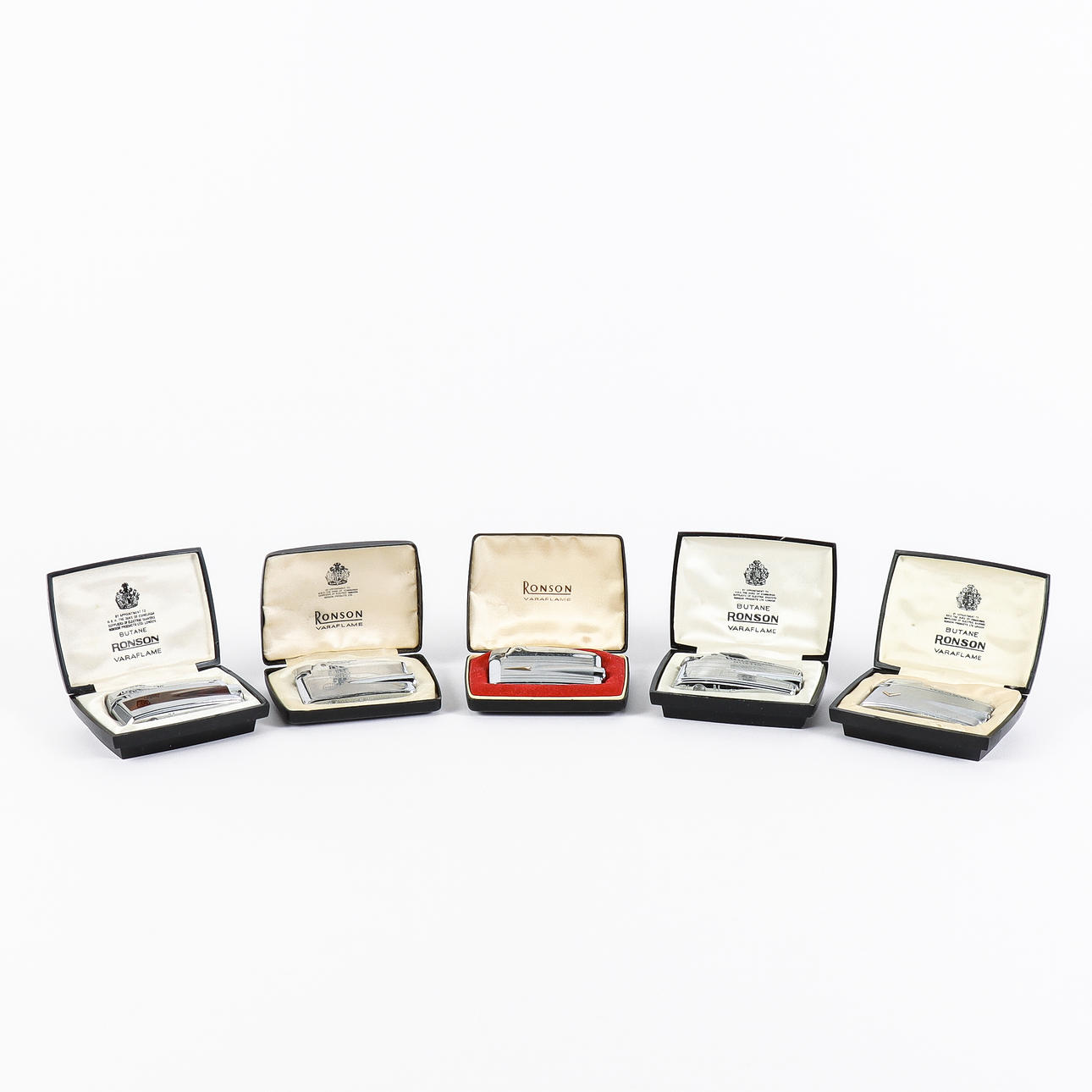 CIGARETTE LIGHTER 5 pieces, Ronson.