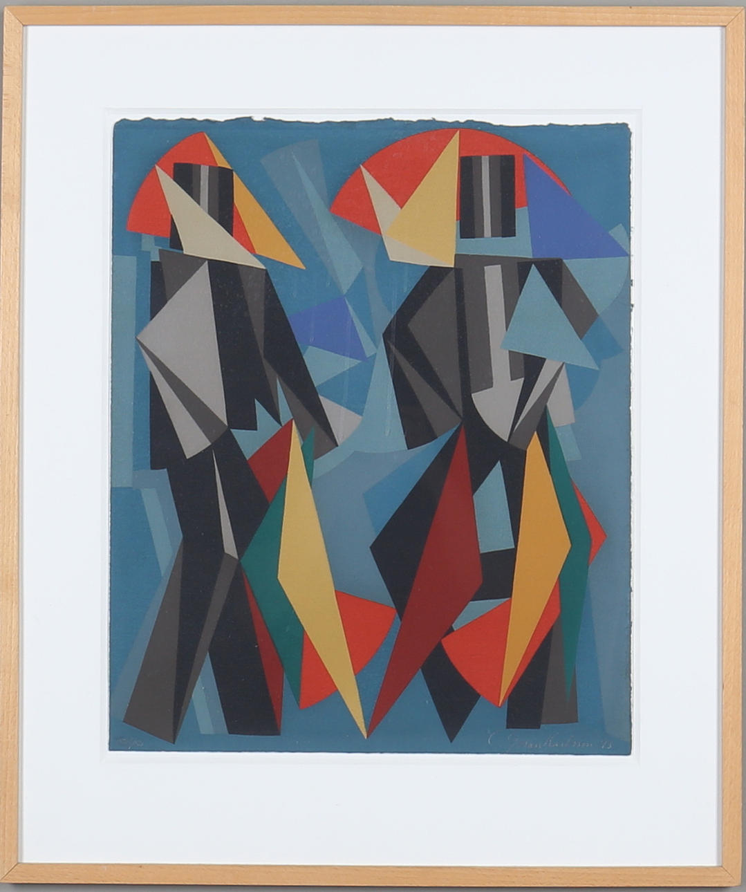 CARL GÖRAN KARLSSON. färglitografi, signerad, daterad -93 och numrerad 150/150.