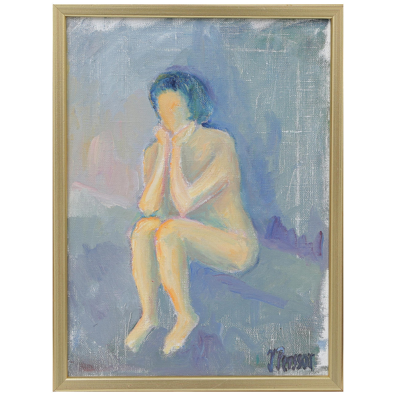 TORSTEN PERSSON, OIL ON CANVAS, SIGNED.