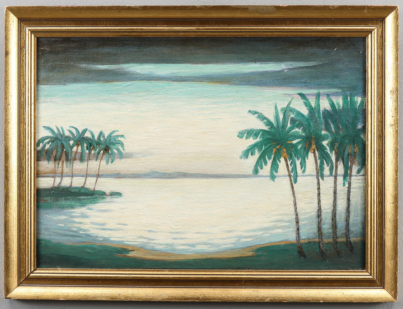 SVANTE KEDE oil on panel, signed.