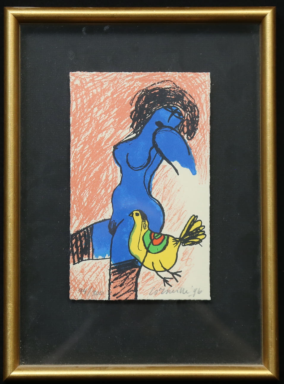 BEVERLOO CORNEILLE. Lithograph, signed, numbered 94/300 and dated 96.
