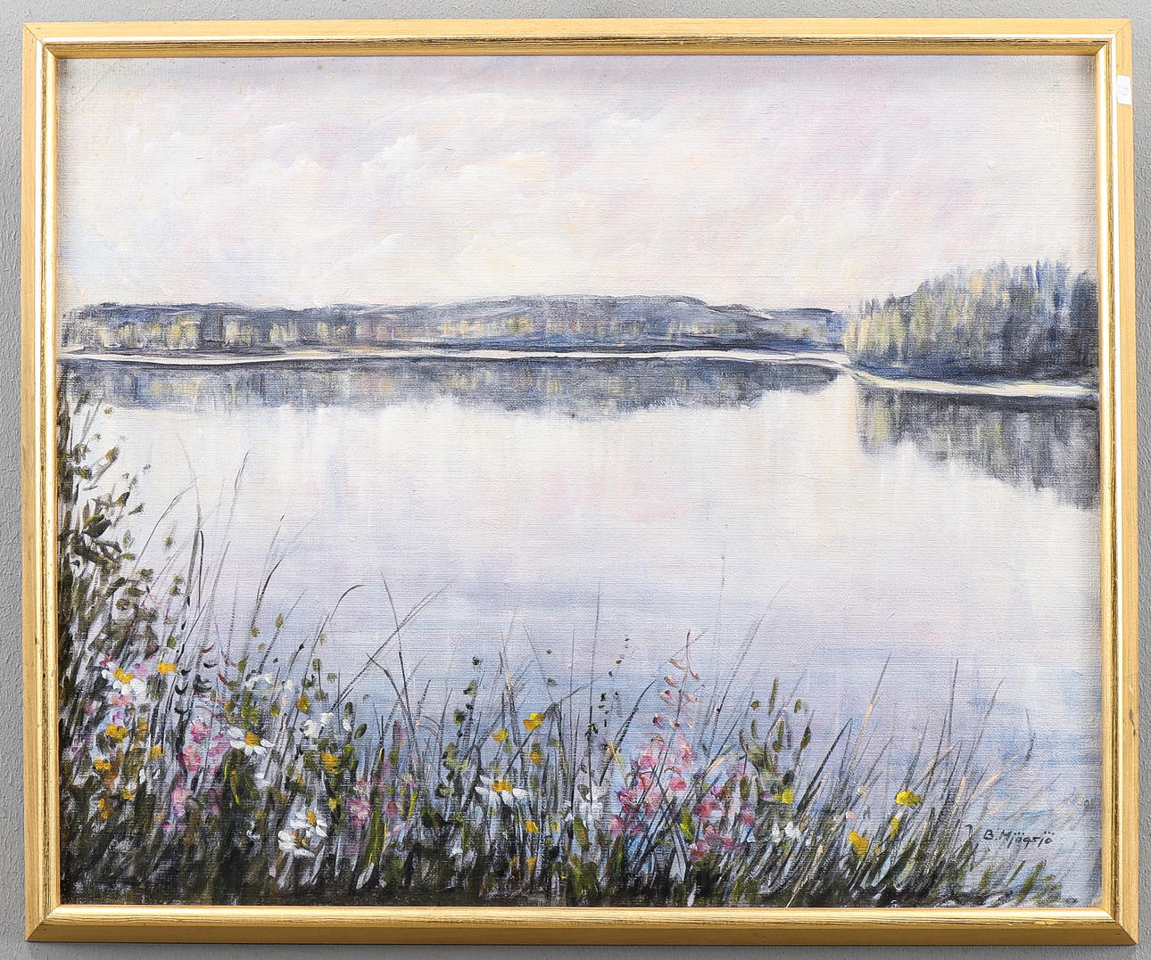 BARBRO MJÖGSJÖ oil on canvas, signed.