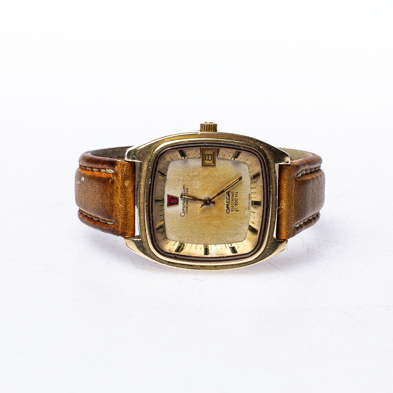 MÆNDS ARMBÅNDSUR, Omega Constellation Chronometer Electronic f300hz.