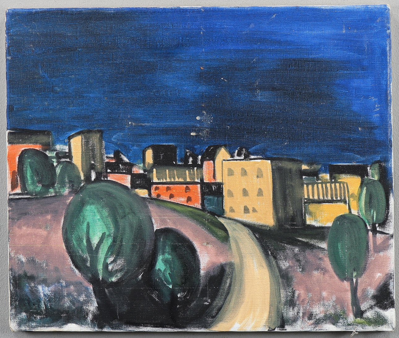 UNKNOWN ARTIST oil on canvas.