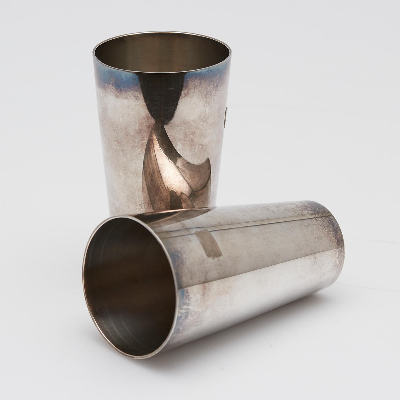 KOPPAR, 2 st, silver, 835, 1800-talets slut (2).