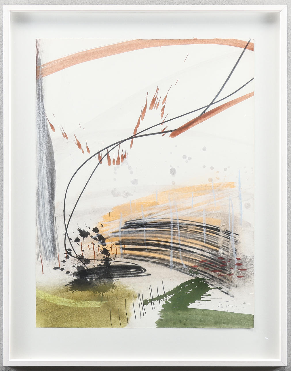 LARS SJÖGREN mixed media, signed.