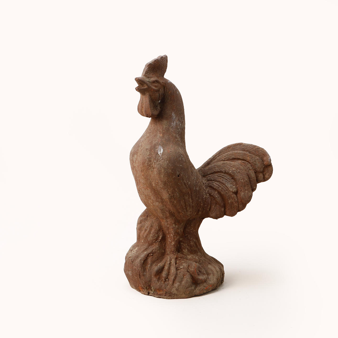GARDEN SCULPTURE, bronze, rooster.