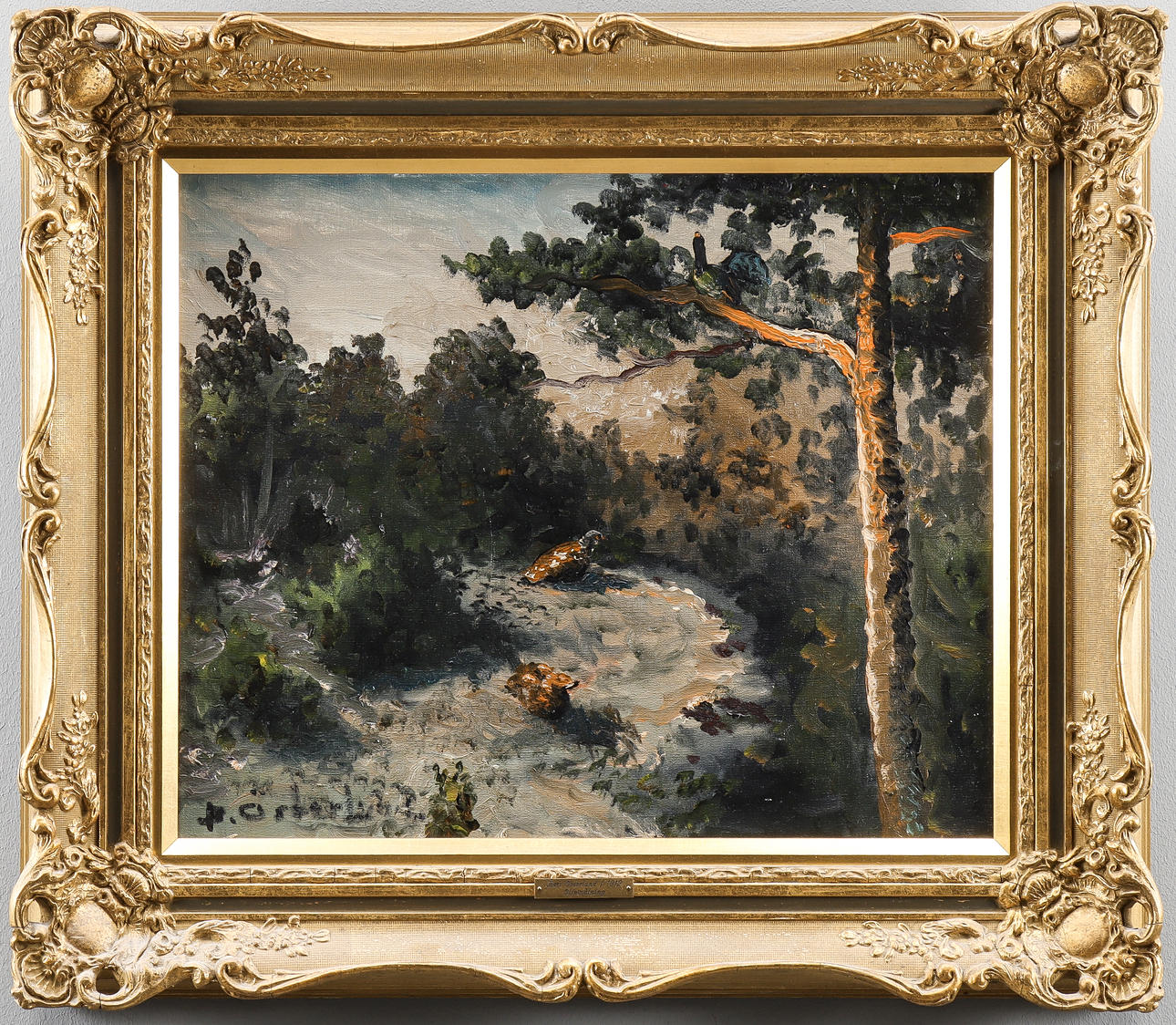 BERT ÖSTERLUND oil on canvas, signed.