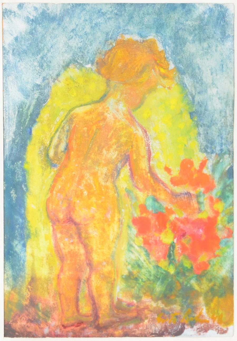 GÖSTA BOHM. Monotypi.