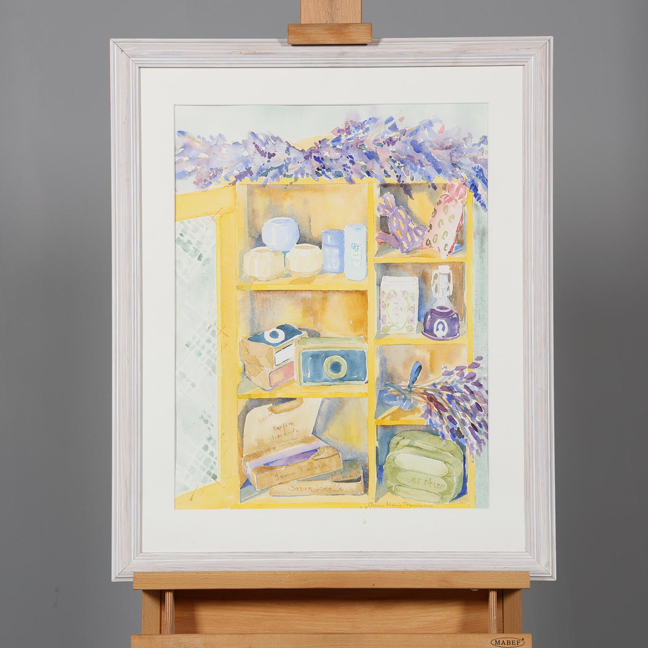 ANNA-MARIA PERSSON. WATERCOLOR, signed.