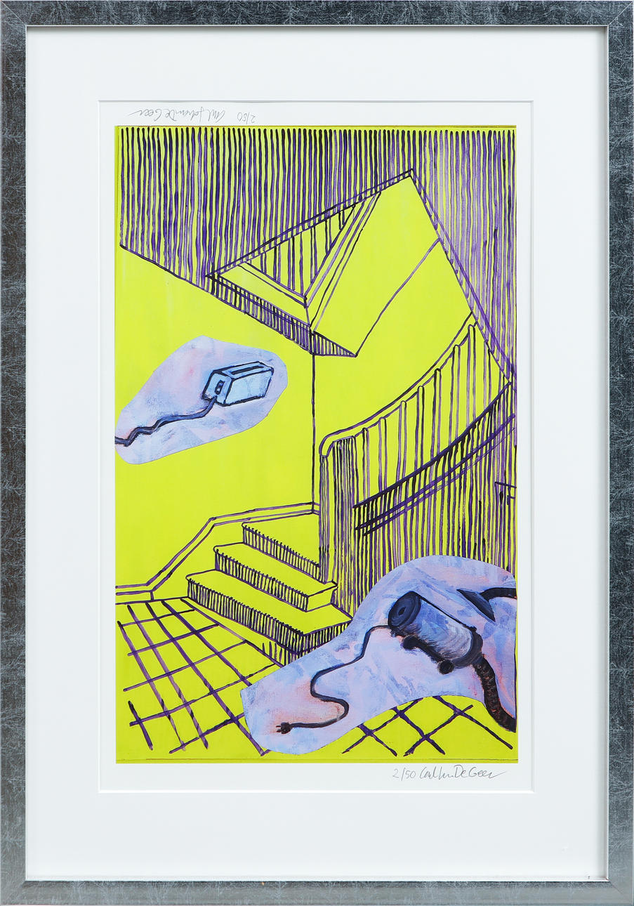 CARL JOHAN  DE GEER. Electrical machinery. Digital print, signed and numbered 2/50.