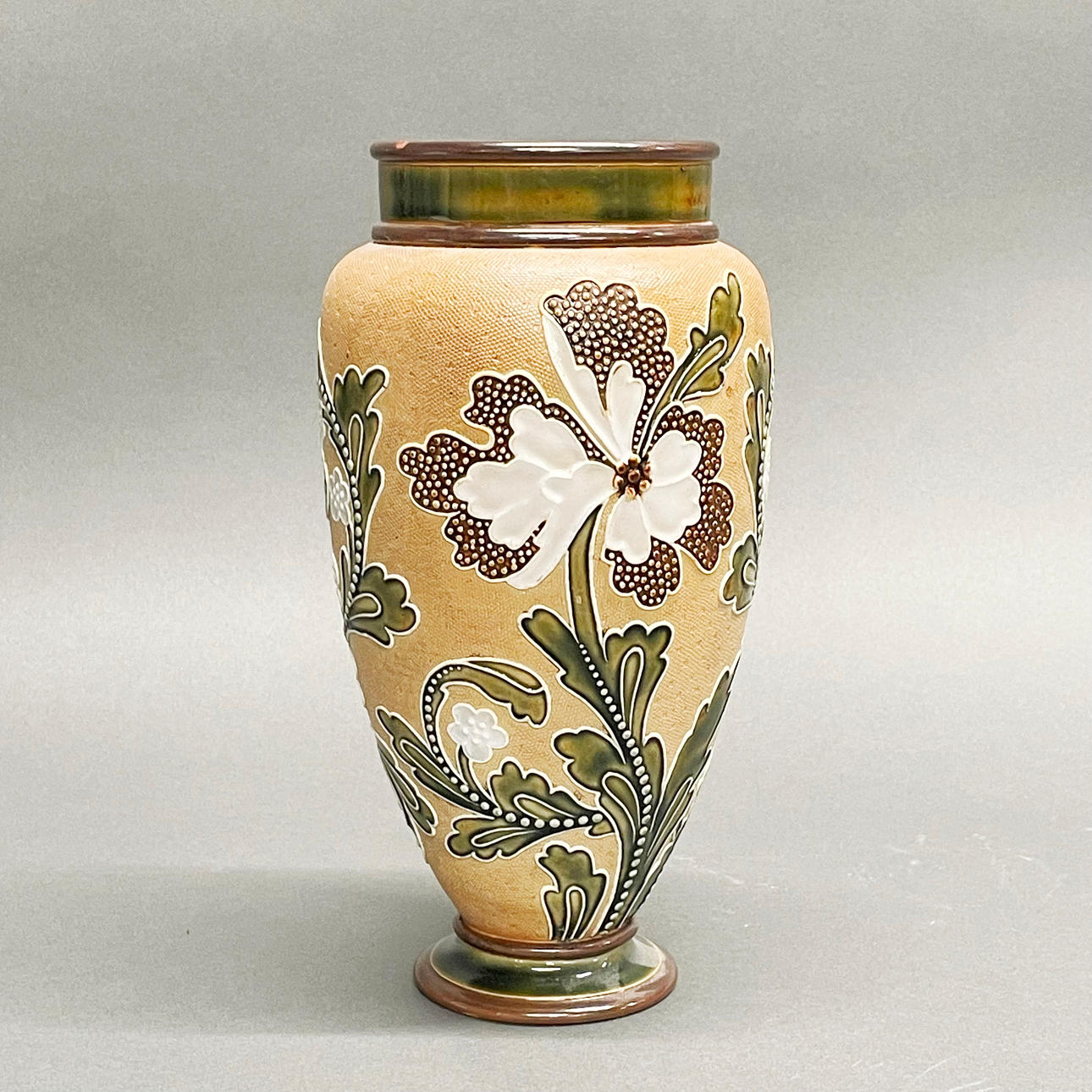 JARRÓN DE GRES DOULTON LAMBETH.