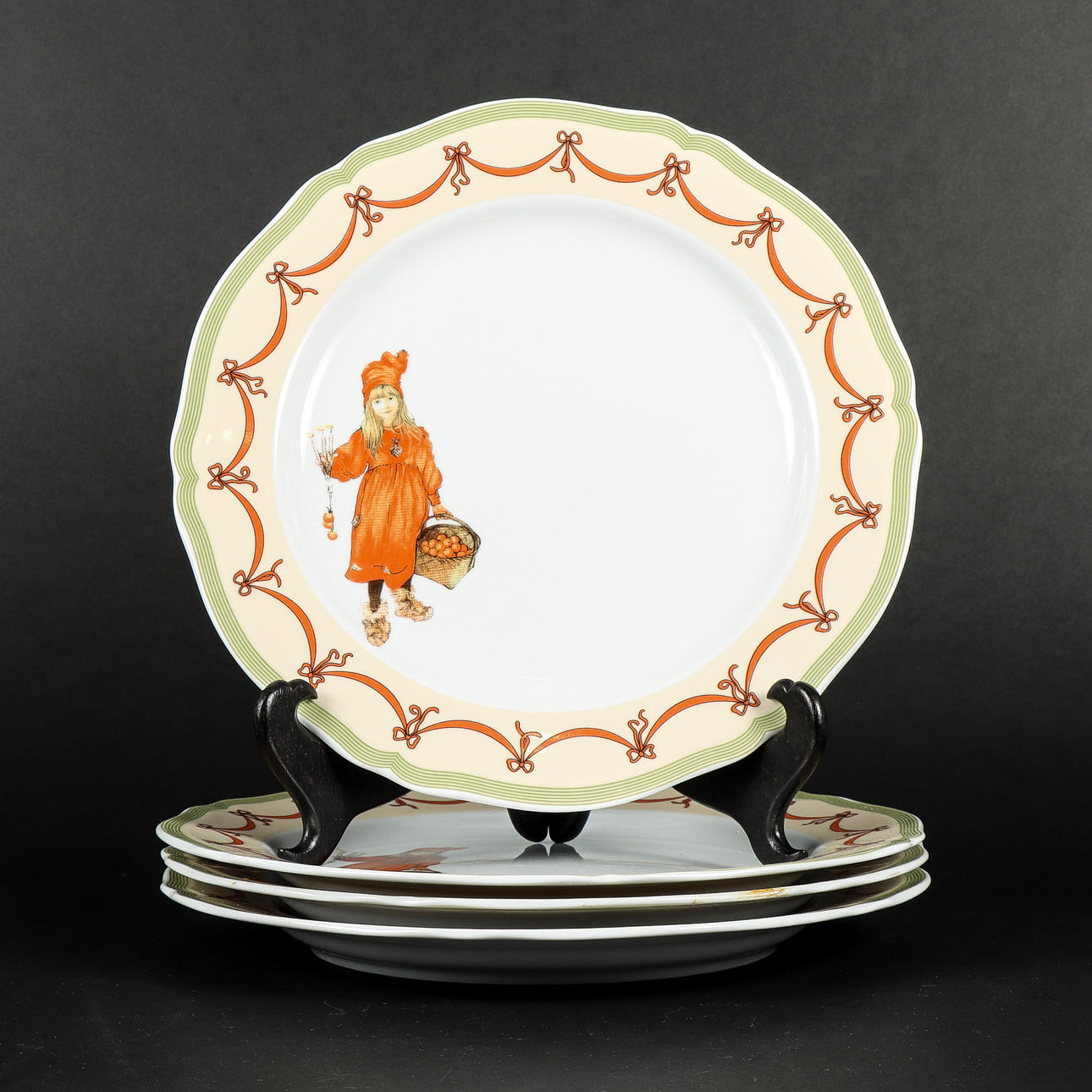 DINNER PLATES 4 pieces, Carl Larsson Jul.