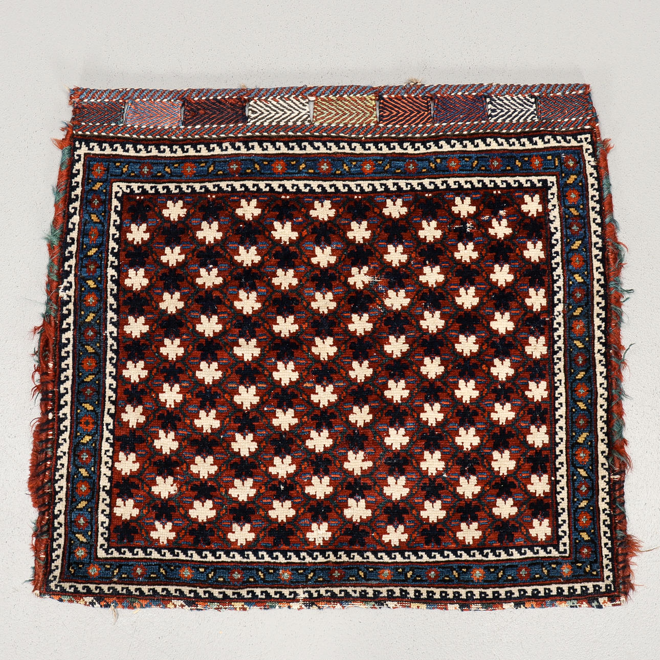 WALL CARPET Persian, antique, 70x65 cm.