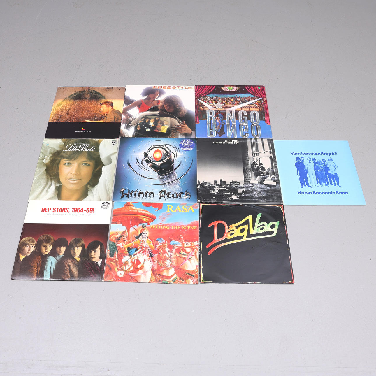 VINYLPLADER. En batch, 10 stk.