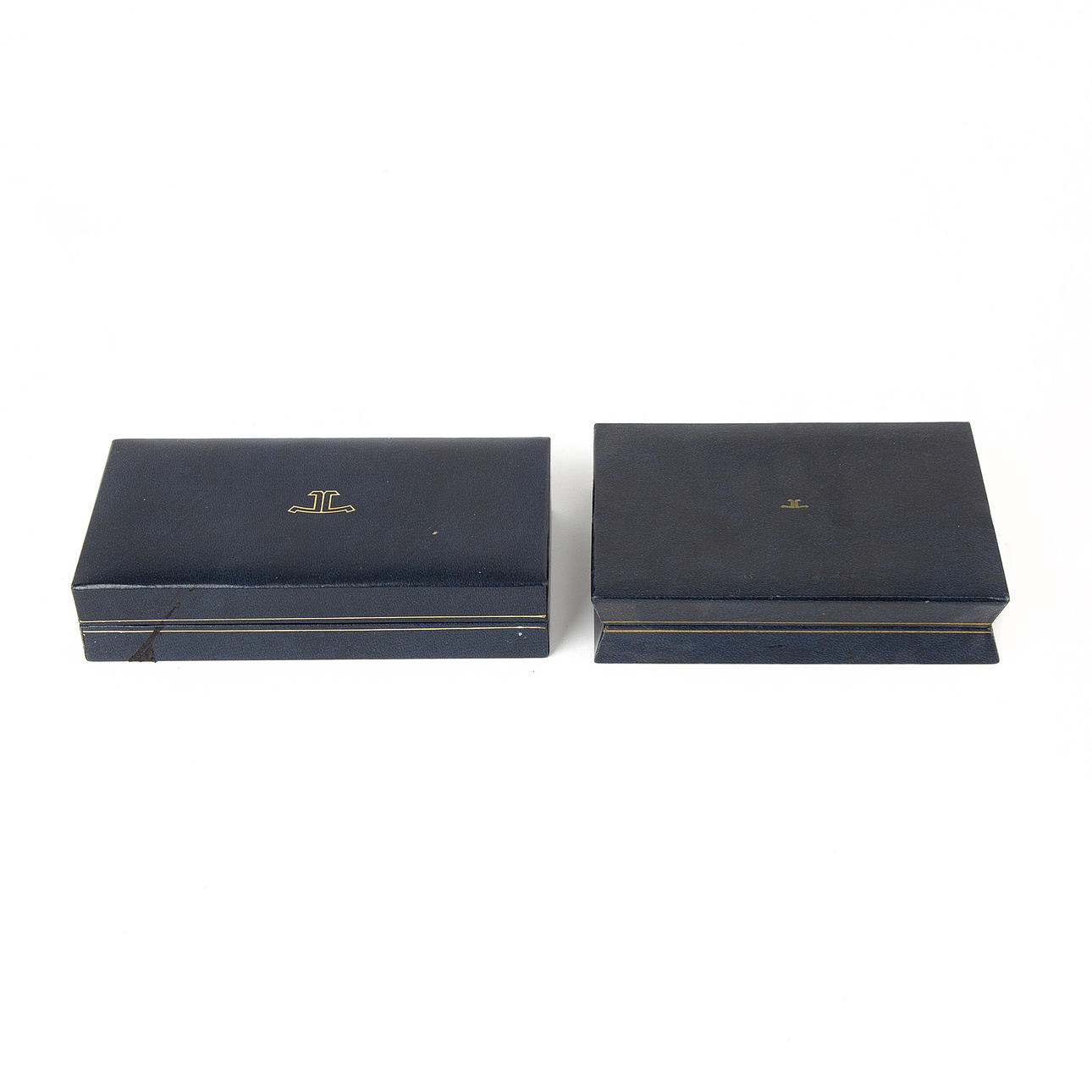 JAEGER-LECOULTRE, a set of two 20th century wristwatch cases.