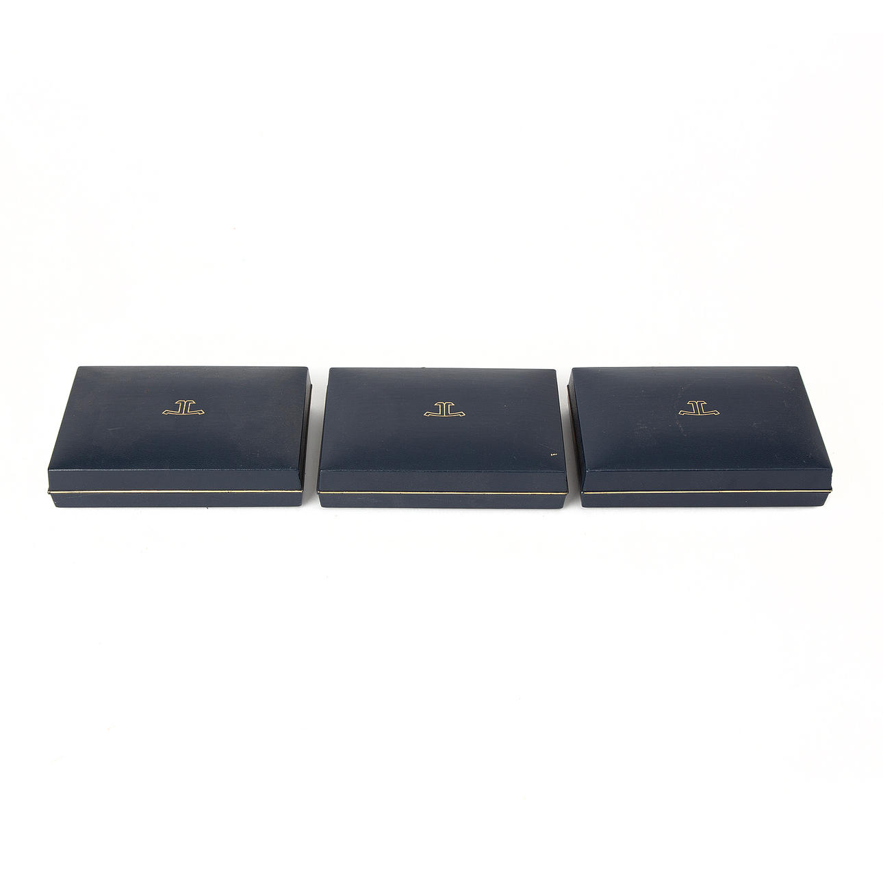 JAEGER-LECOULTRE, a set of three 20th century cases.