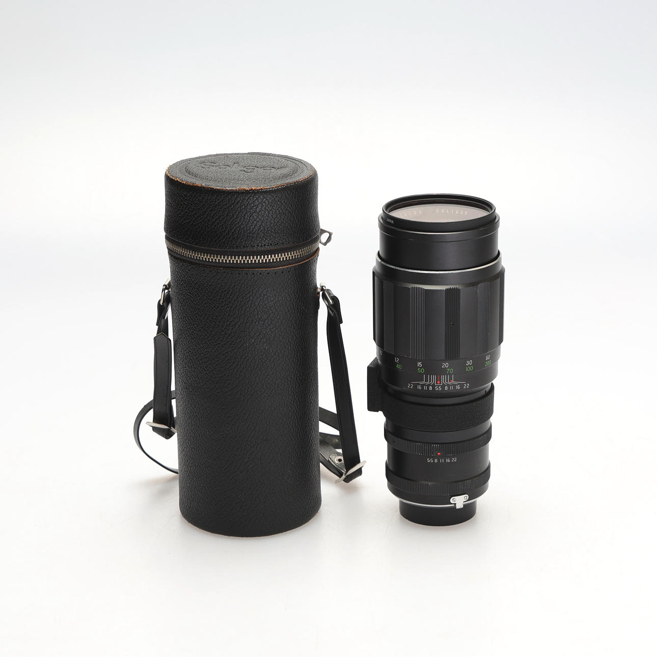 CAMERA LENS, Soligor. with Hoya filter.