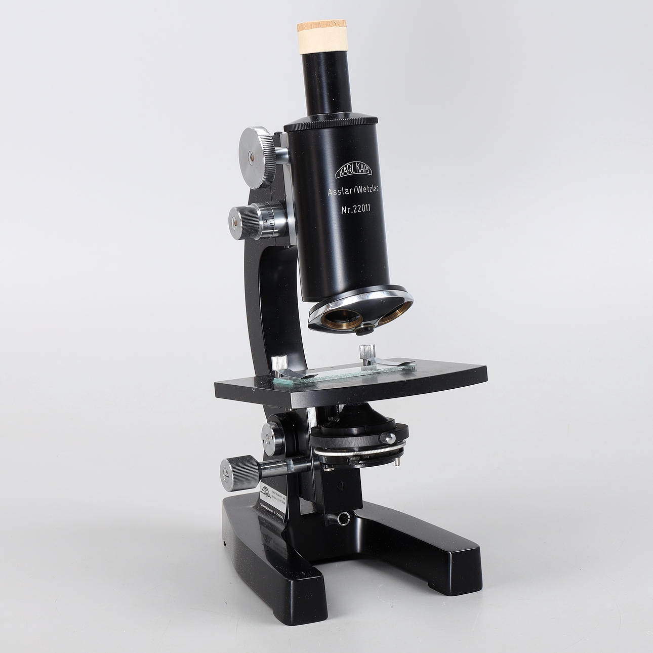 A MICROSCOPE, Karl Kaps Wetzlar, Germany, mid 20th century.