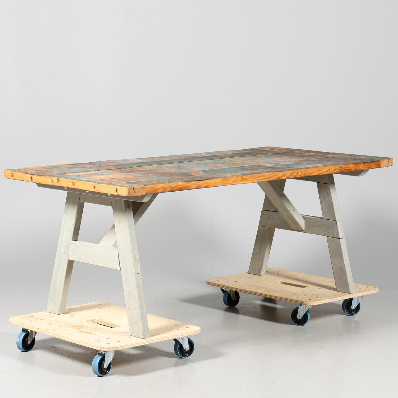 PER OLVIK. TRESTLE TABLE, WOOD.