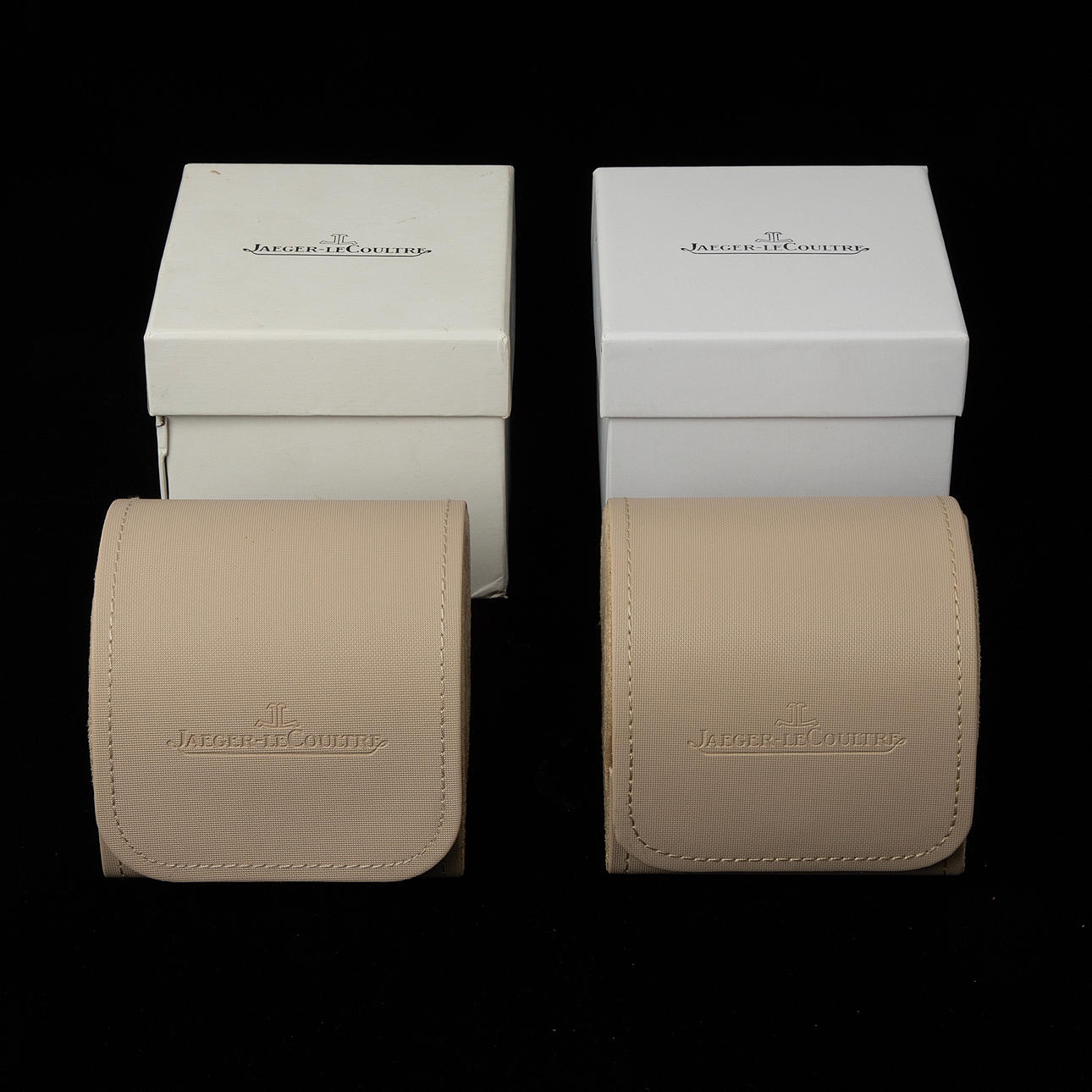 JAEGER-LECOULTRE, two 20th century wristwatch cases.