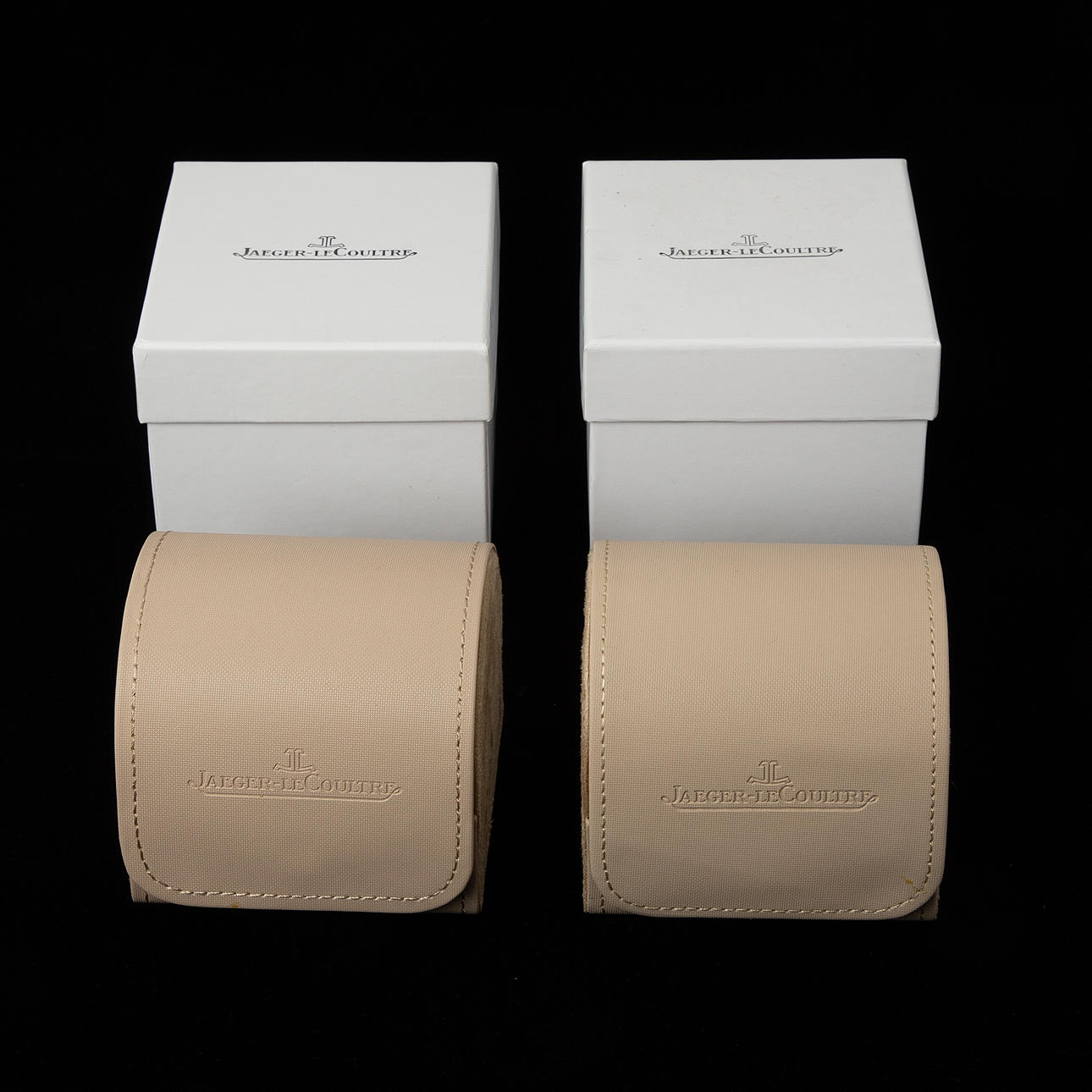 JAEGER-LECOULTRE, two 20th century wristwatch cases.