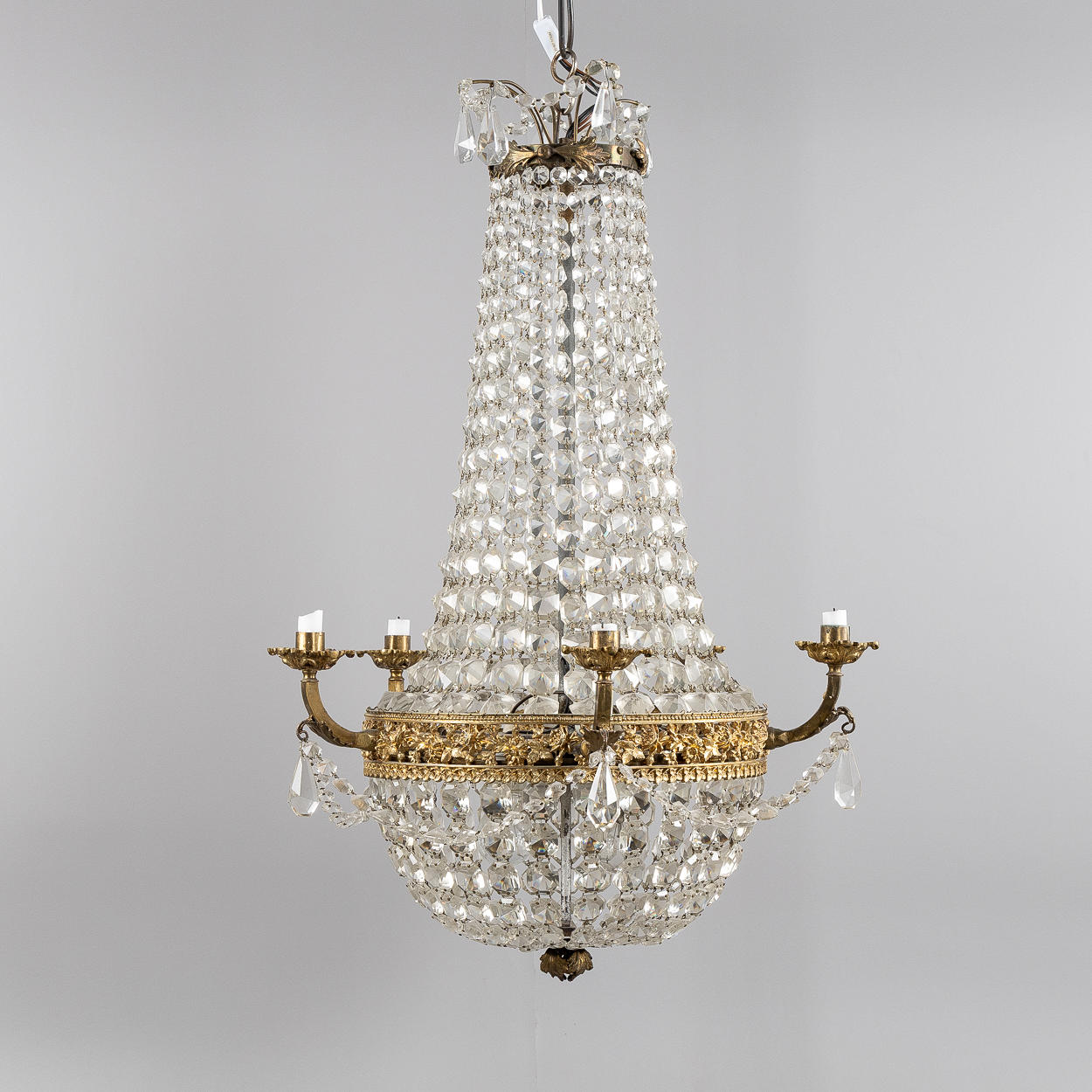 CHANDELIER,, circa 1900.