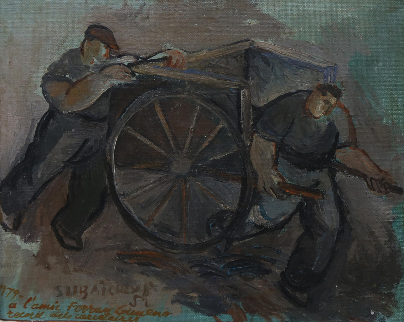 FRANCESC SUBARROCA. "Carretaires".